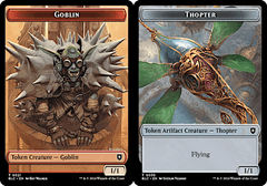 Goblin (0021) // Thopter (0039) Double-Sided Token